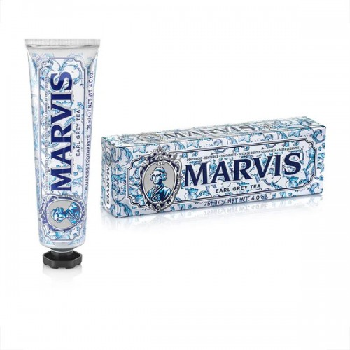 MARVIS玛尔仕薄荷牙膏下午茶系列全新上市意大利进口 午后伯爵 75ml